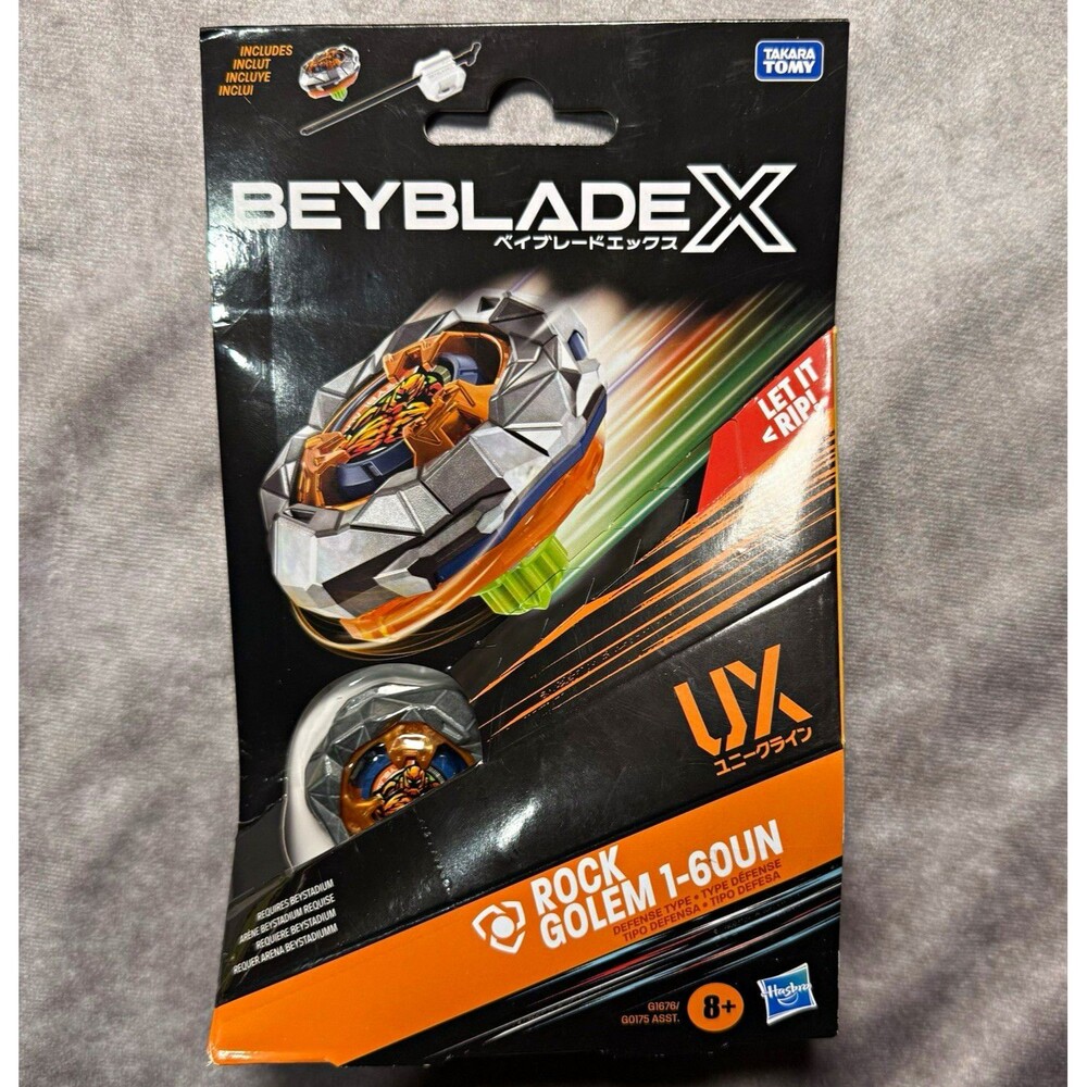 Beyblade X UX Rock Golem 1-60UN Defense Type Starter Pack Launcher NEW